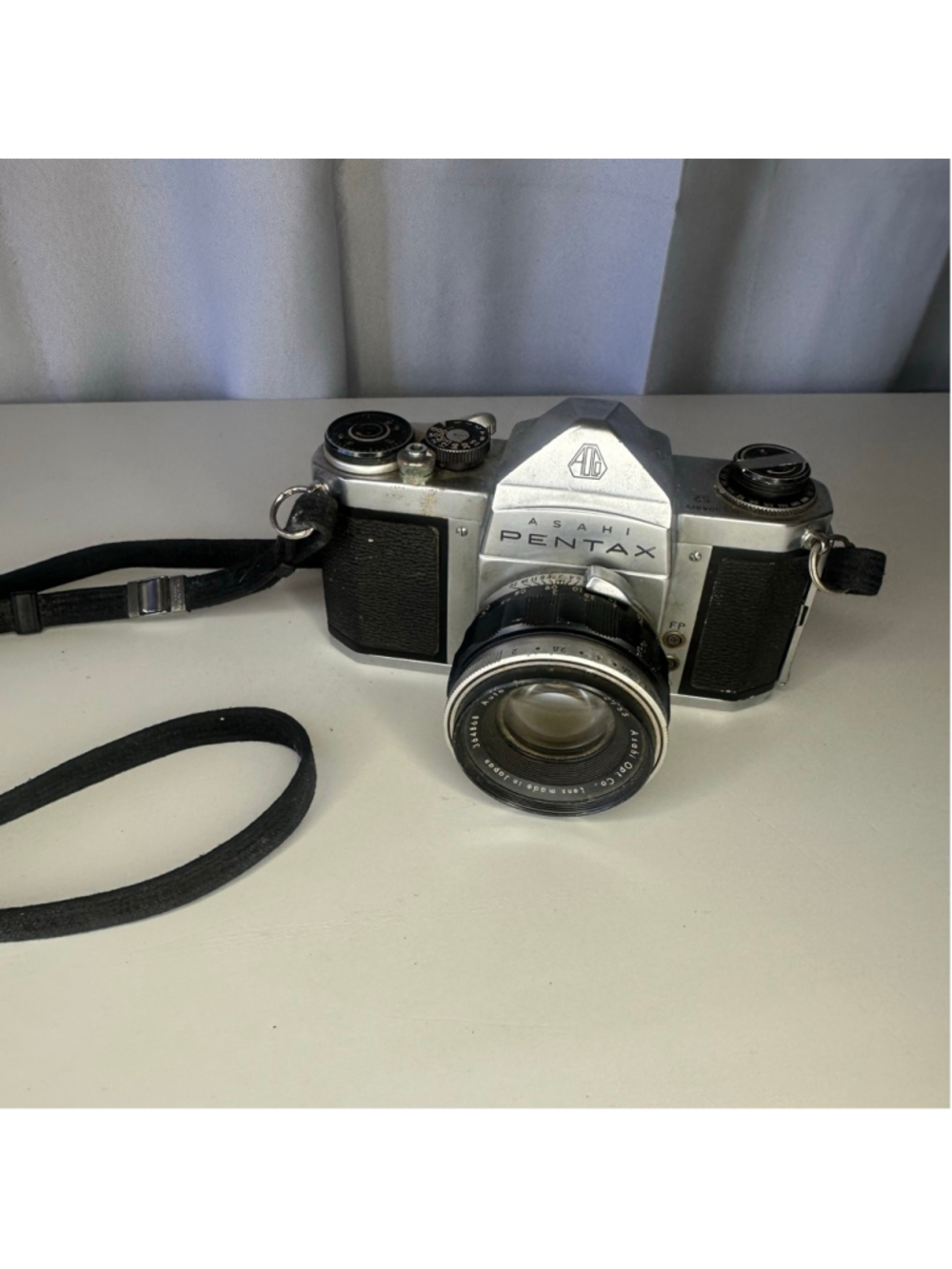Vintage Asahi Pentax S2 35mm SLR Camera with Auto Takumar 55mm f/2 Lens